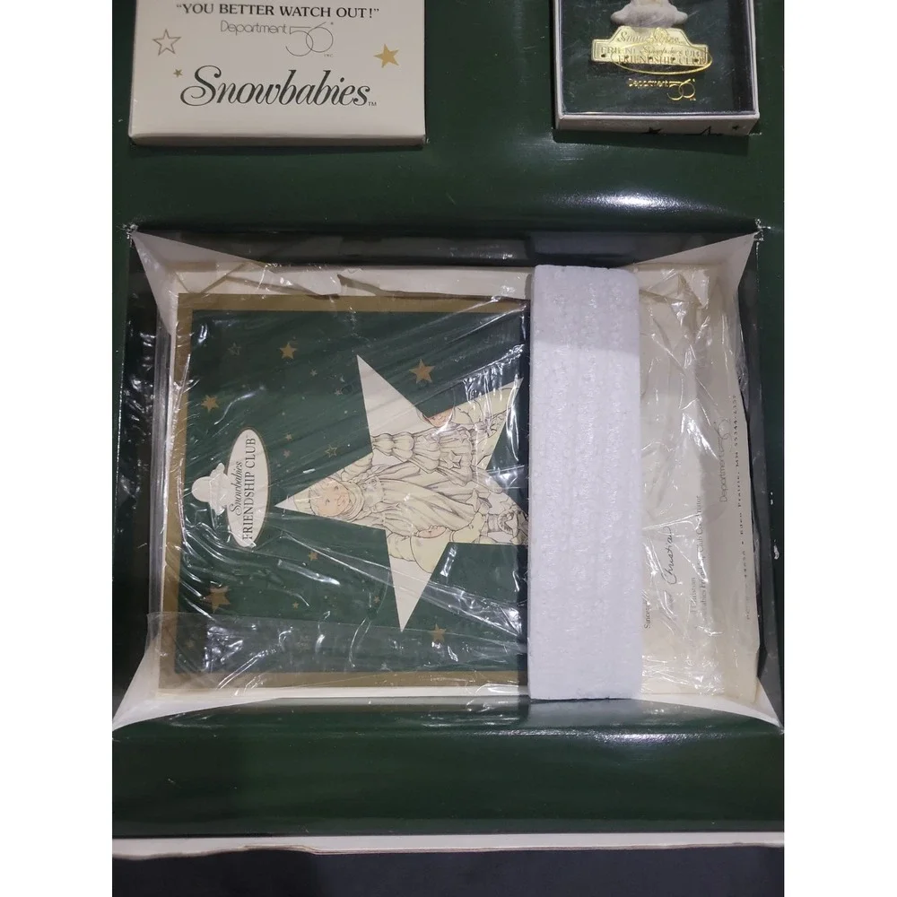 Vintage 1998-1999 Snowbabies Friendship Club Department 56 Club Exclusive